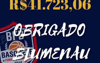 11ª Feijoada do Basquete Feminino de Blumenau